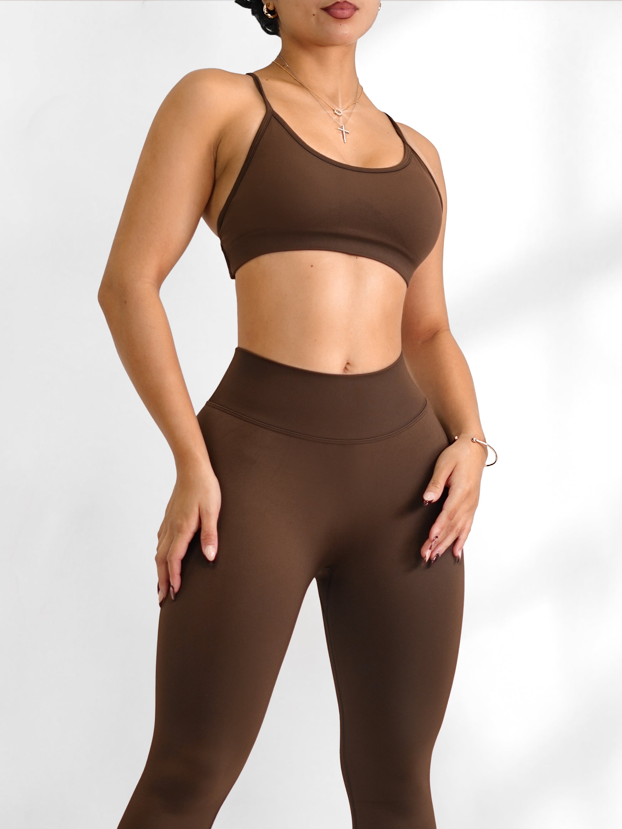 Sexy Back Sports Bra 3.0 (Dark Chocolate)