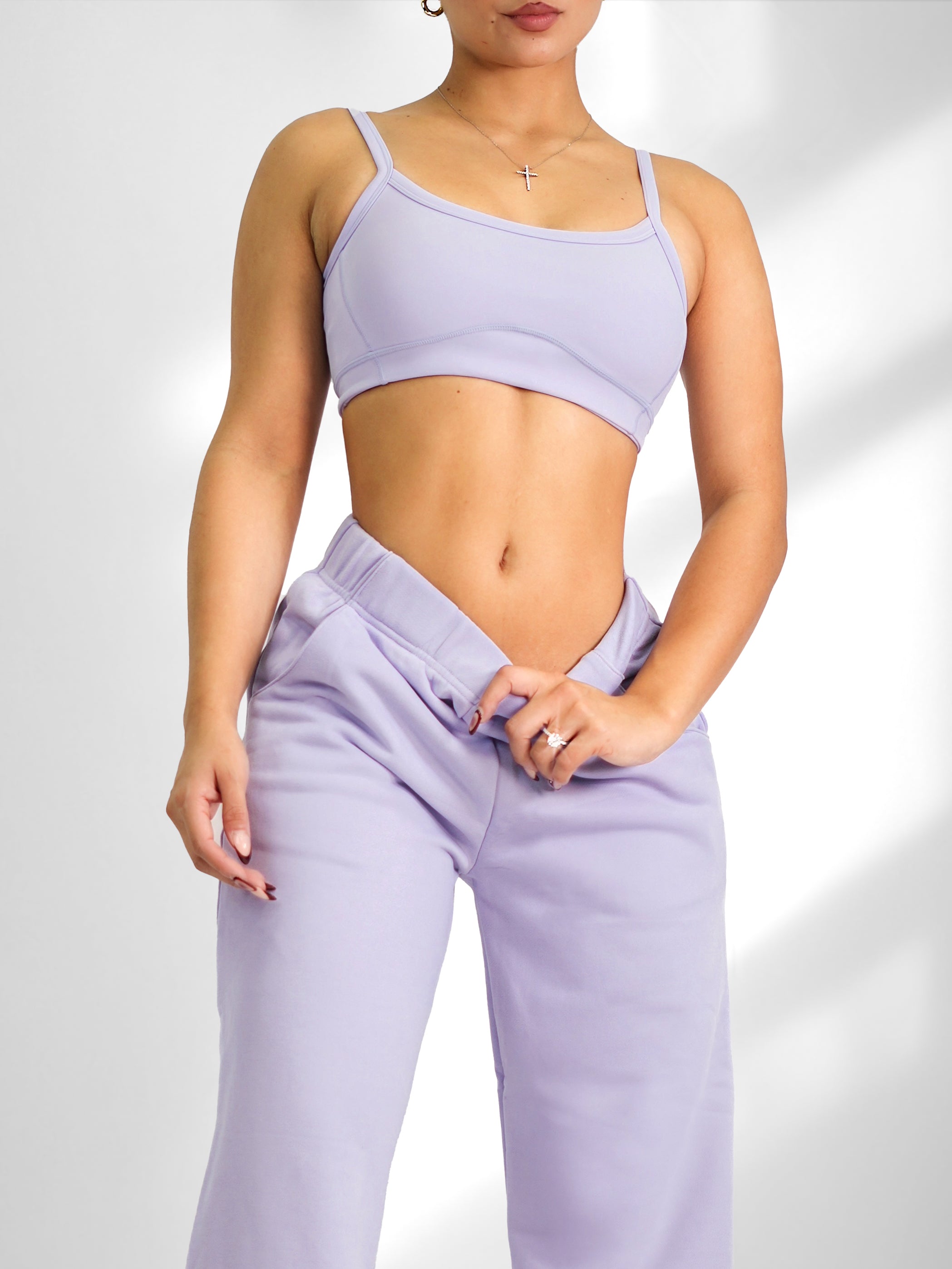 Cutesy Sports Bra (Lilac)