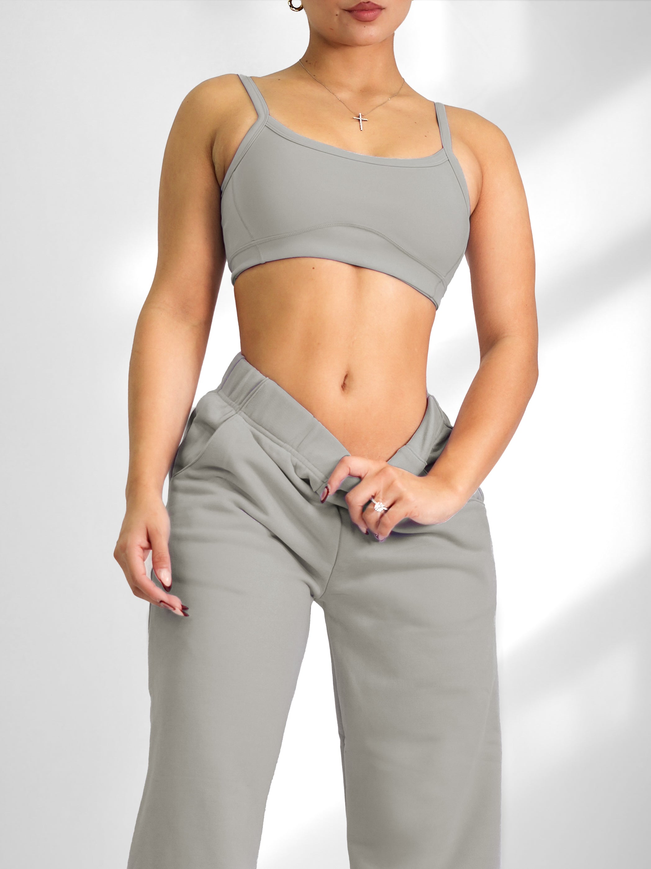 Cutesy Sports Bra (Gray)