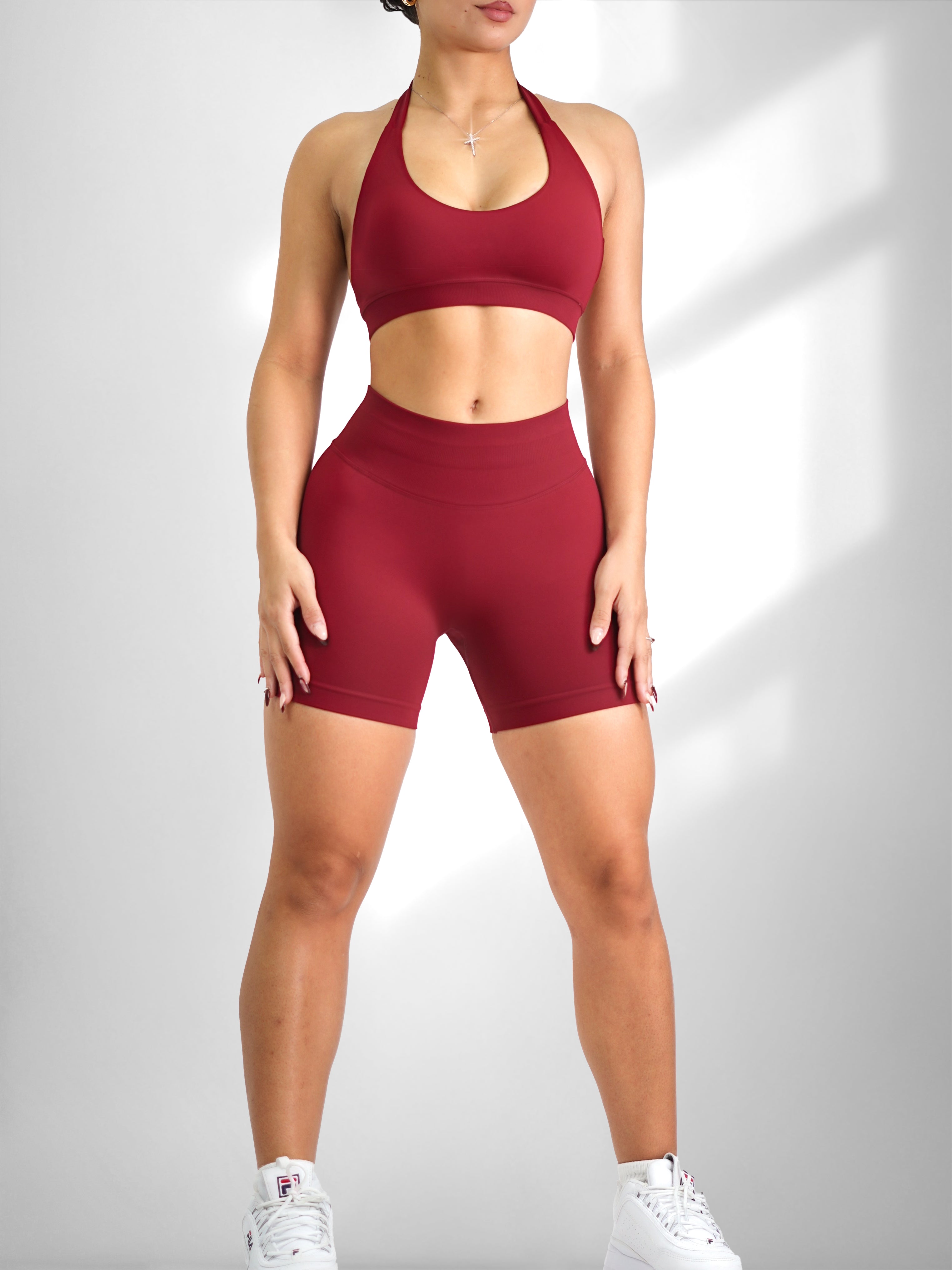 Seamless Booty Shorts 2.0 (Cherry Red)