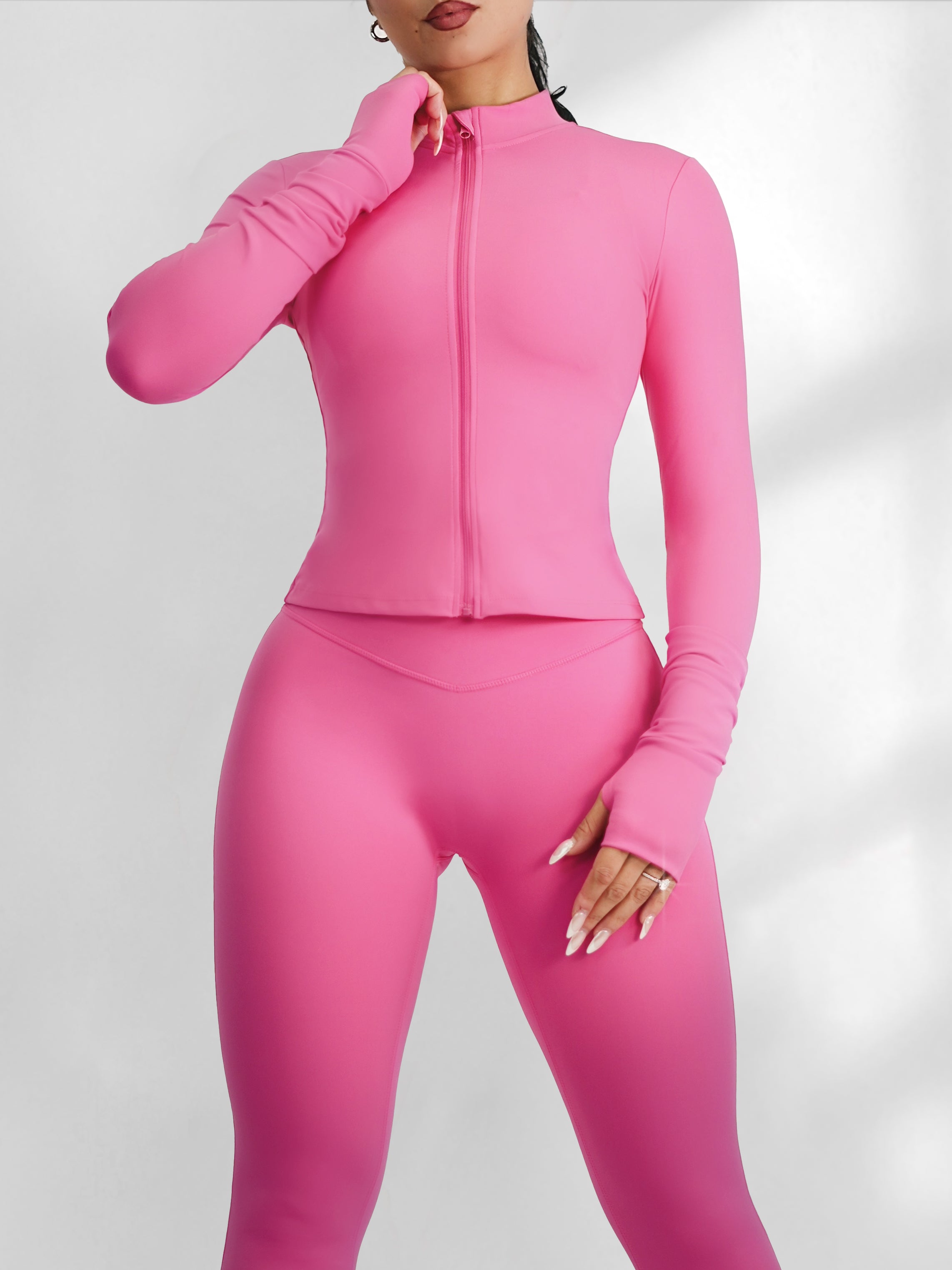 HIIT Athletic Jacket (Hot Pink)