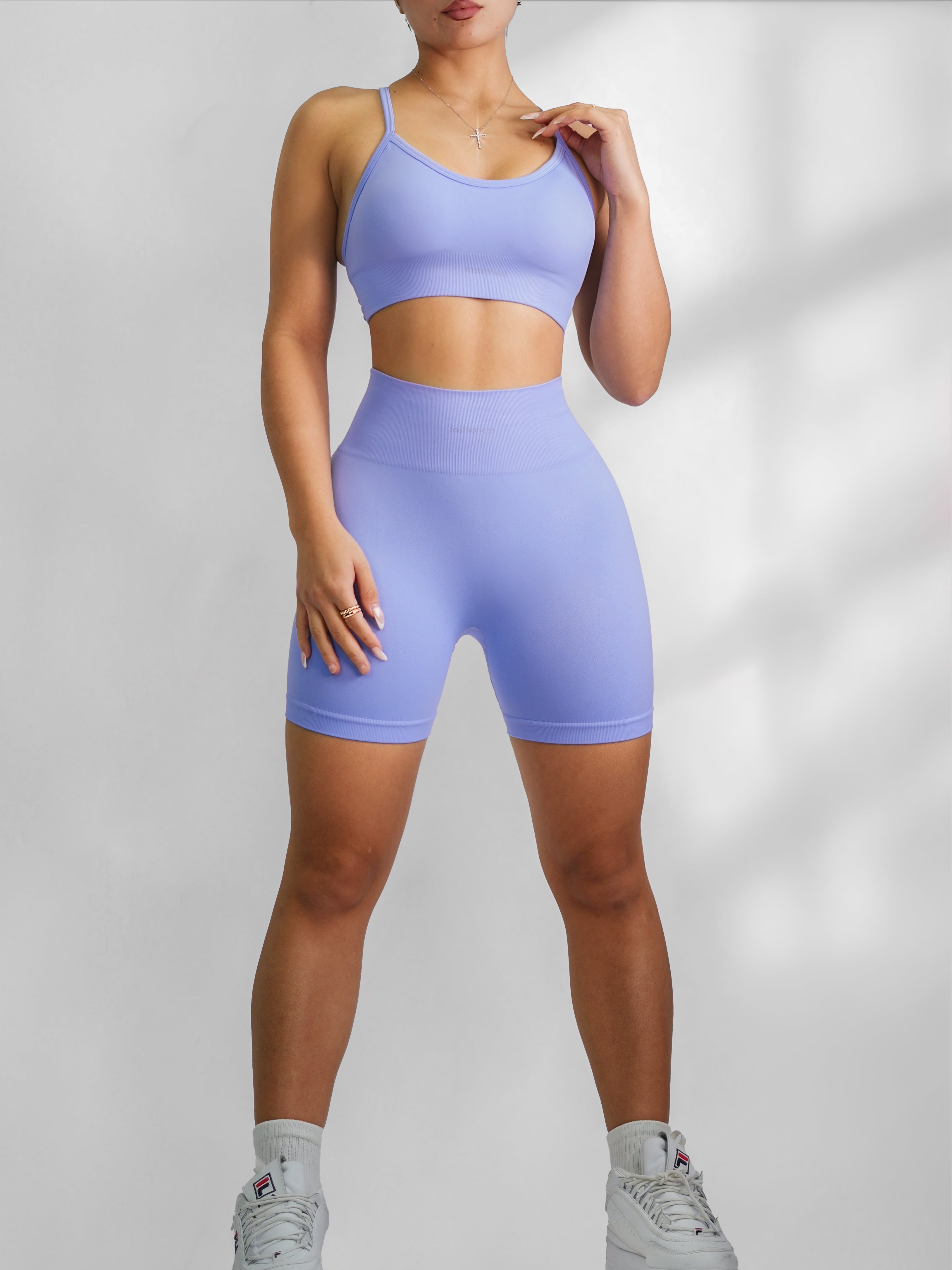 Sculpt Scrunch Shorts (Iris Blue)