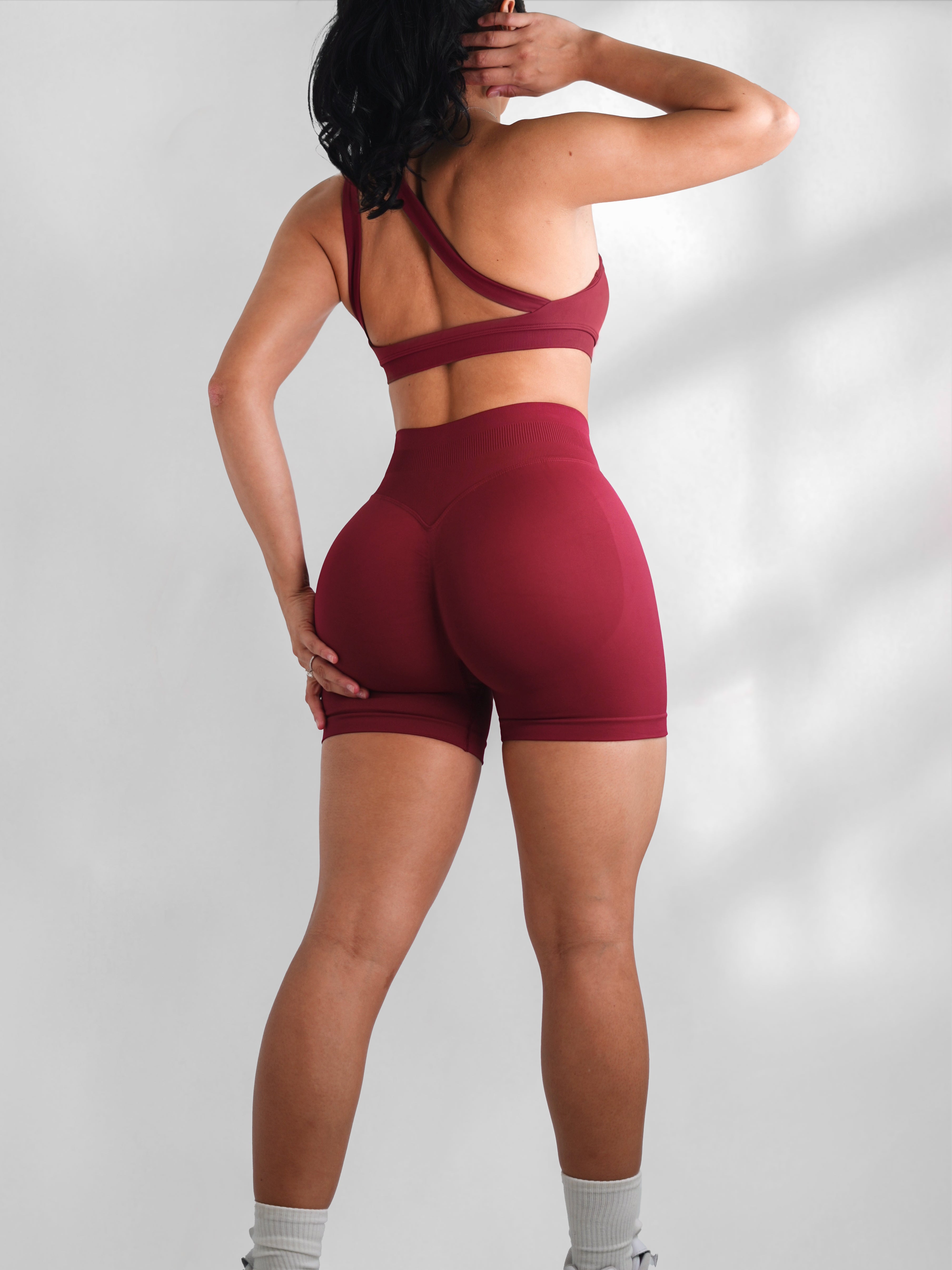 Premier Motion Booty Shorts (Cherry Cola)