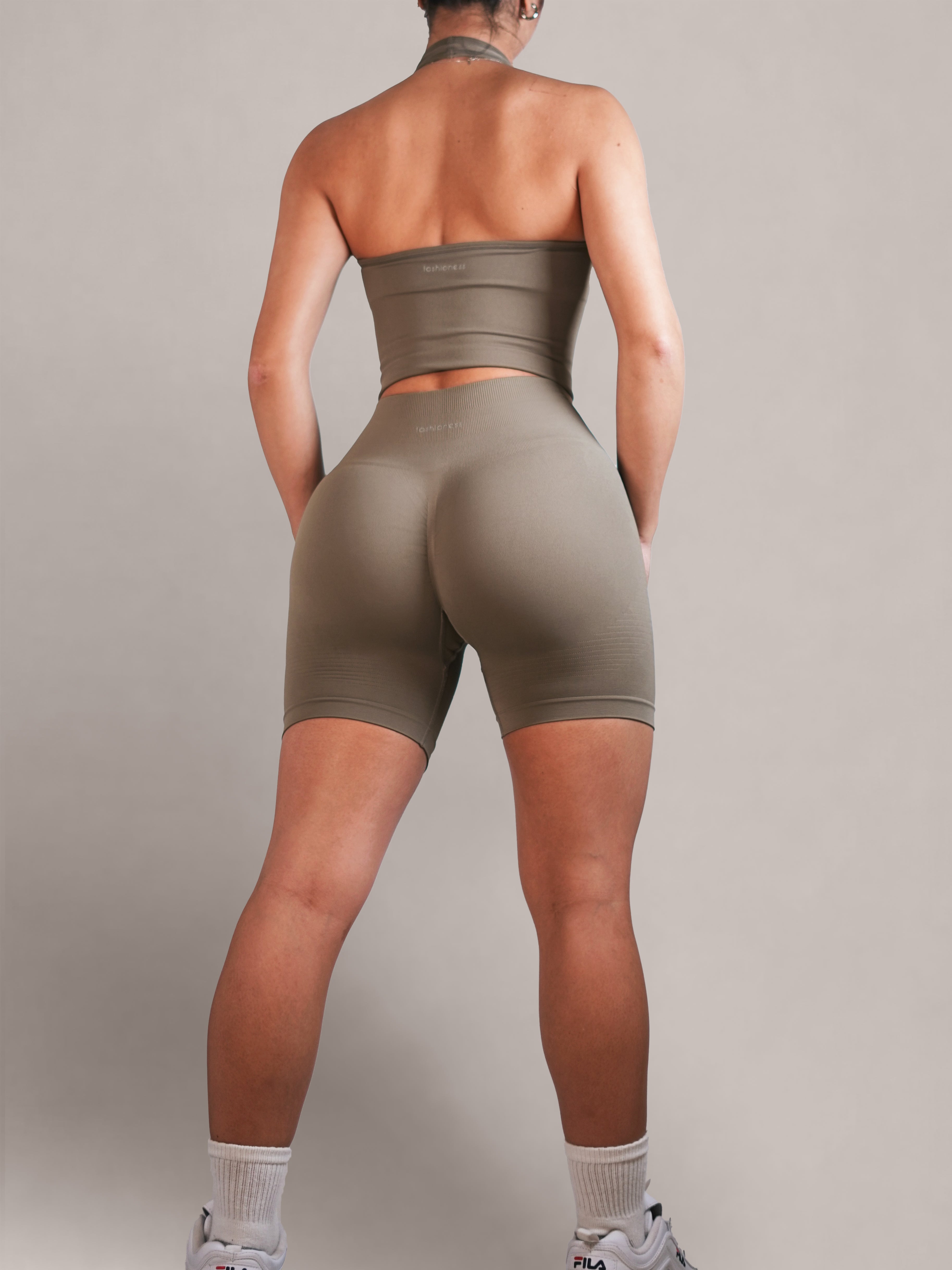 Refine Seamless Booty Shorts (Sepia)