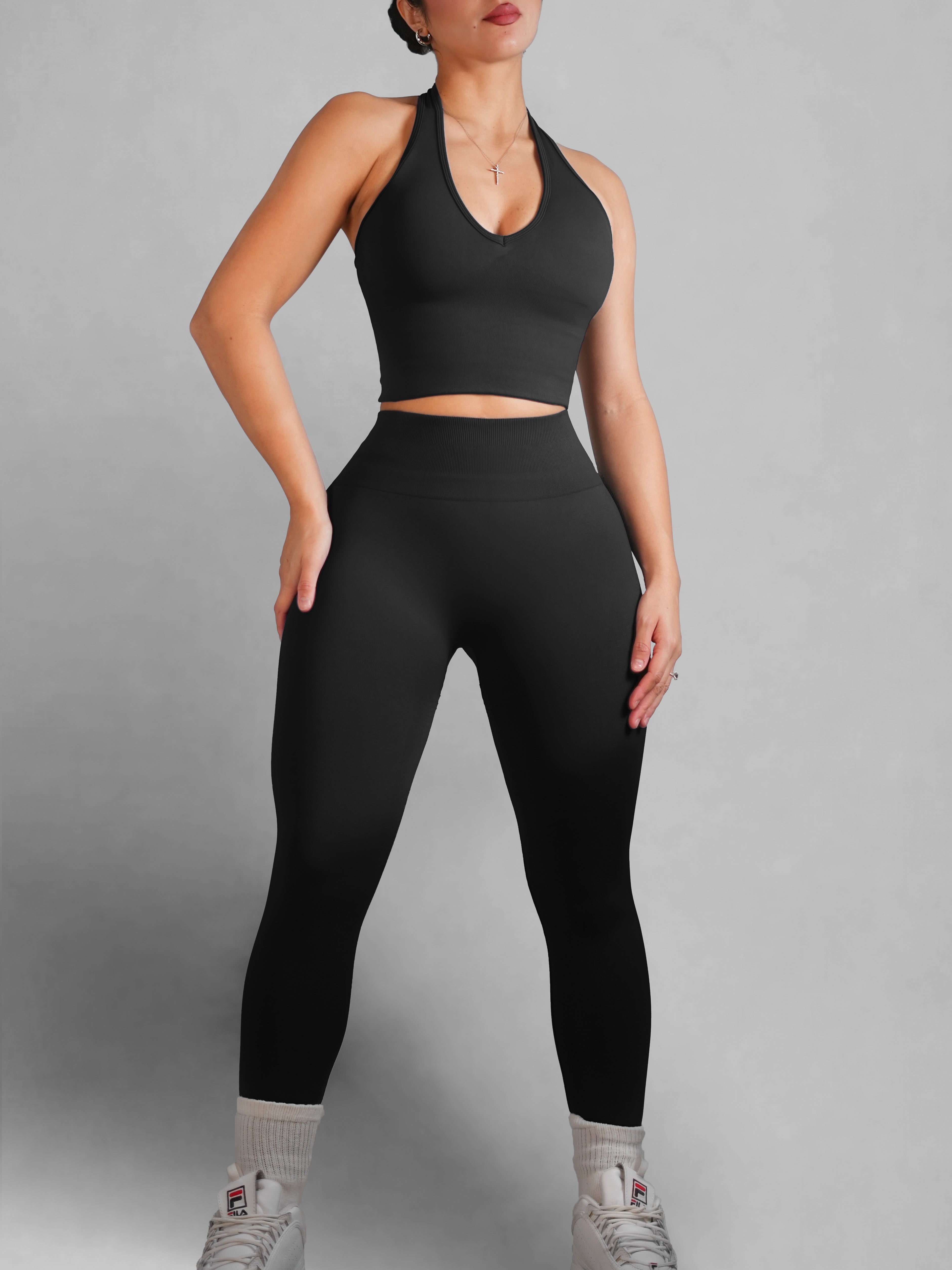 Refine Seamless Leggings (Black)