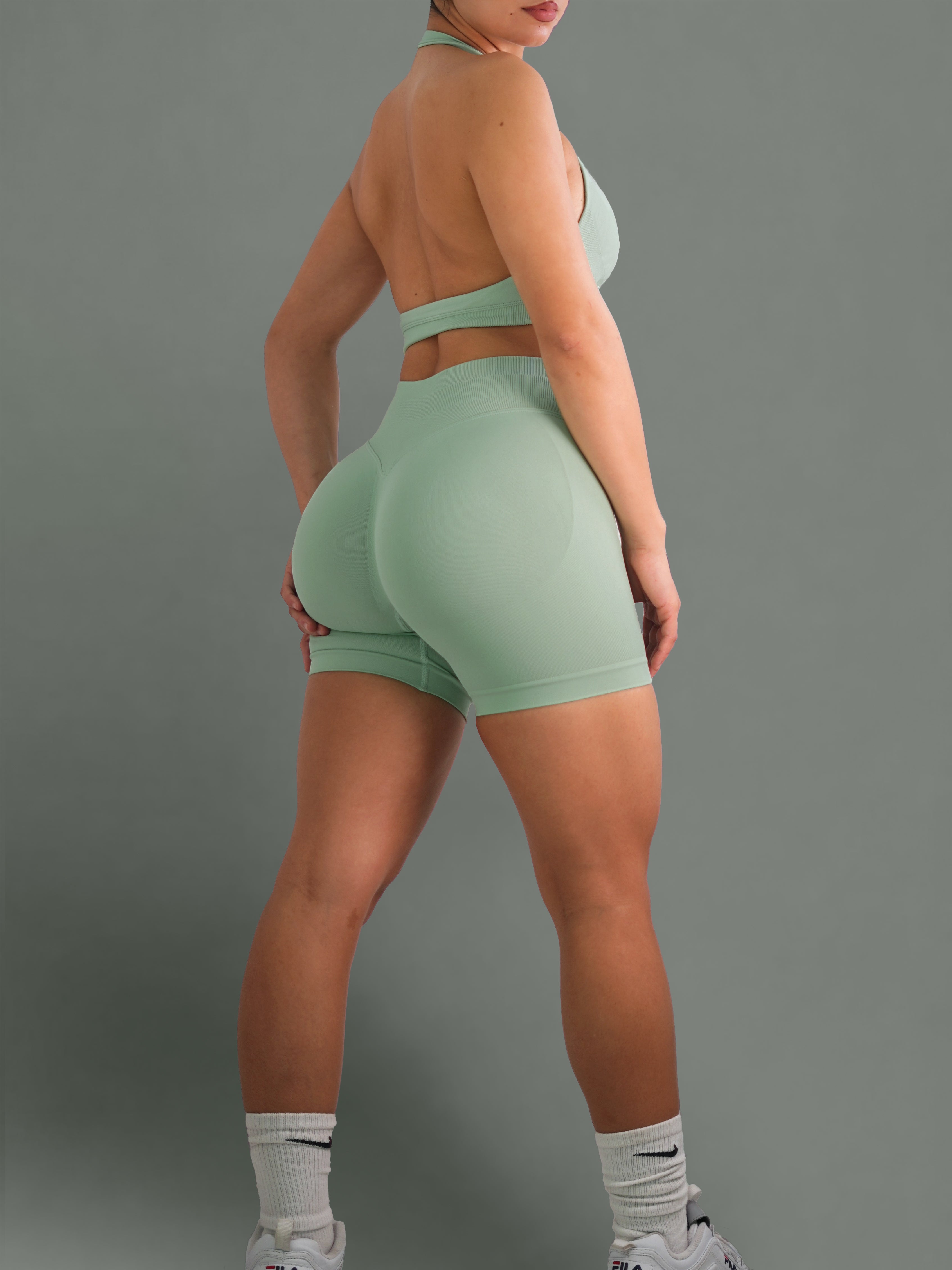 Seamless Booty Shorts 2.0 (Vintage Mint)