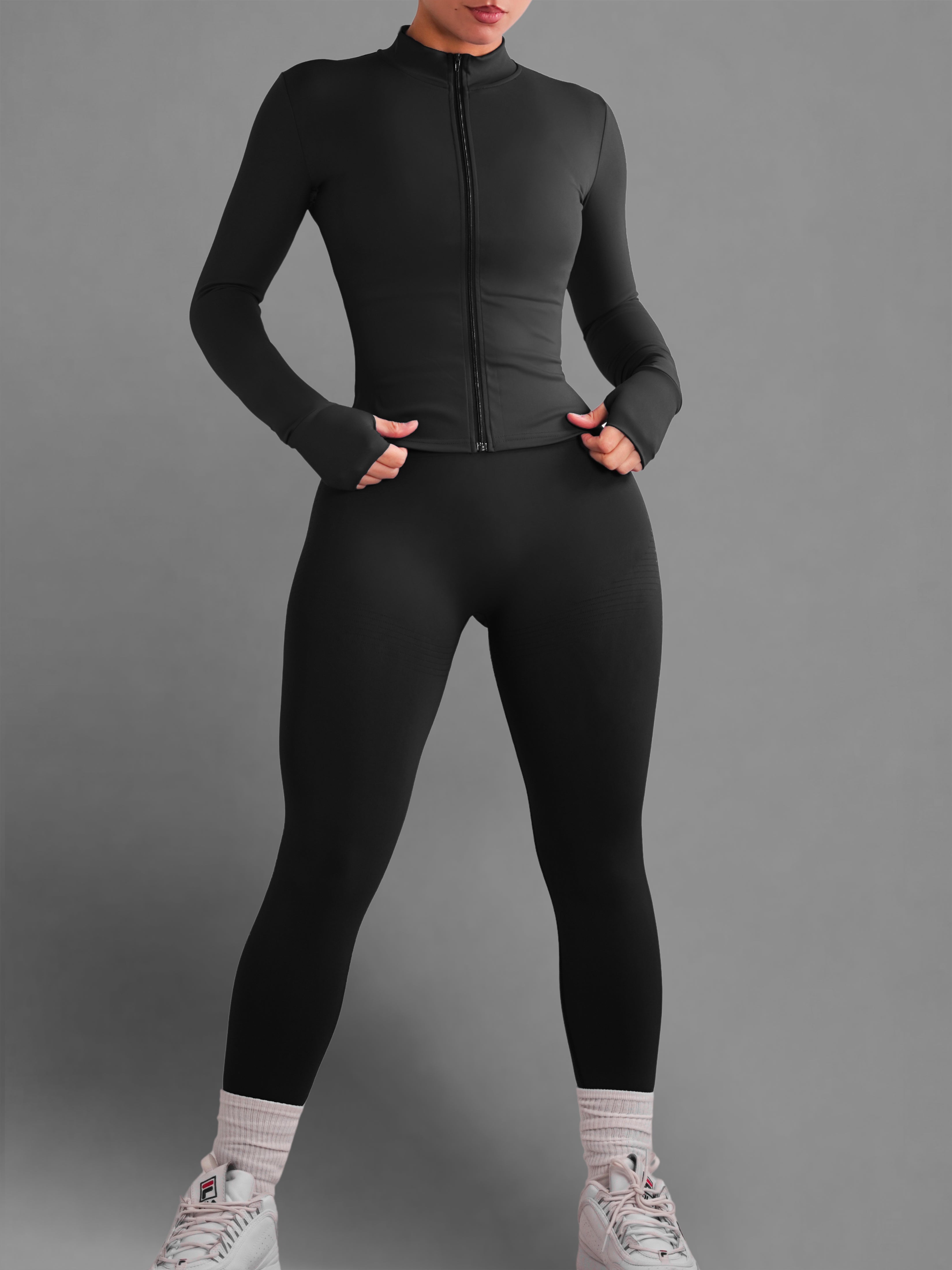 Ballerina Seamless Leggings (Black)