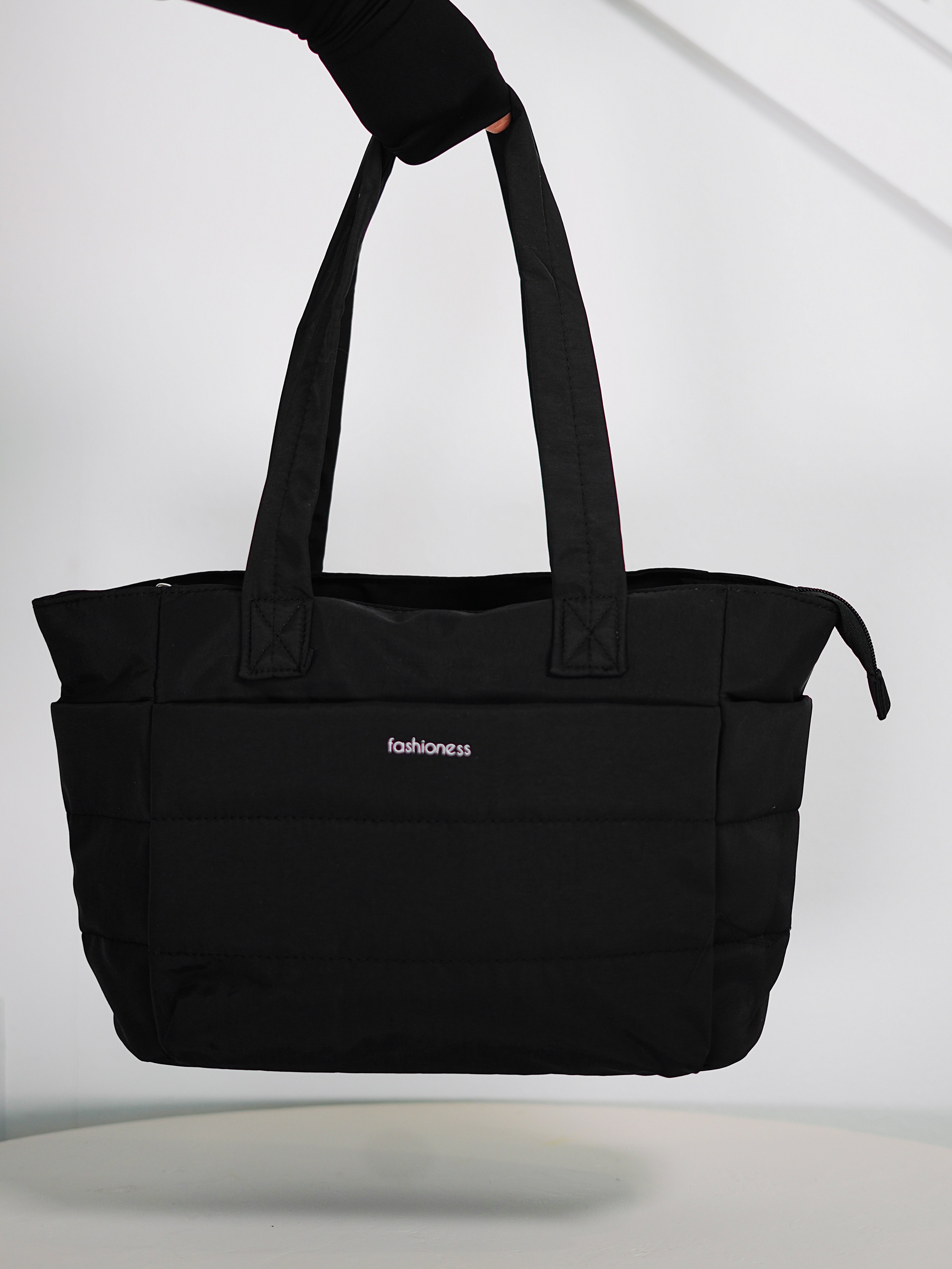 Puffer Sports Tote Bag (Black)