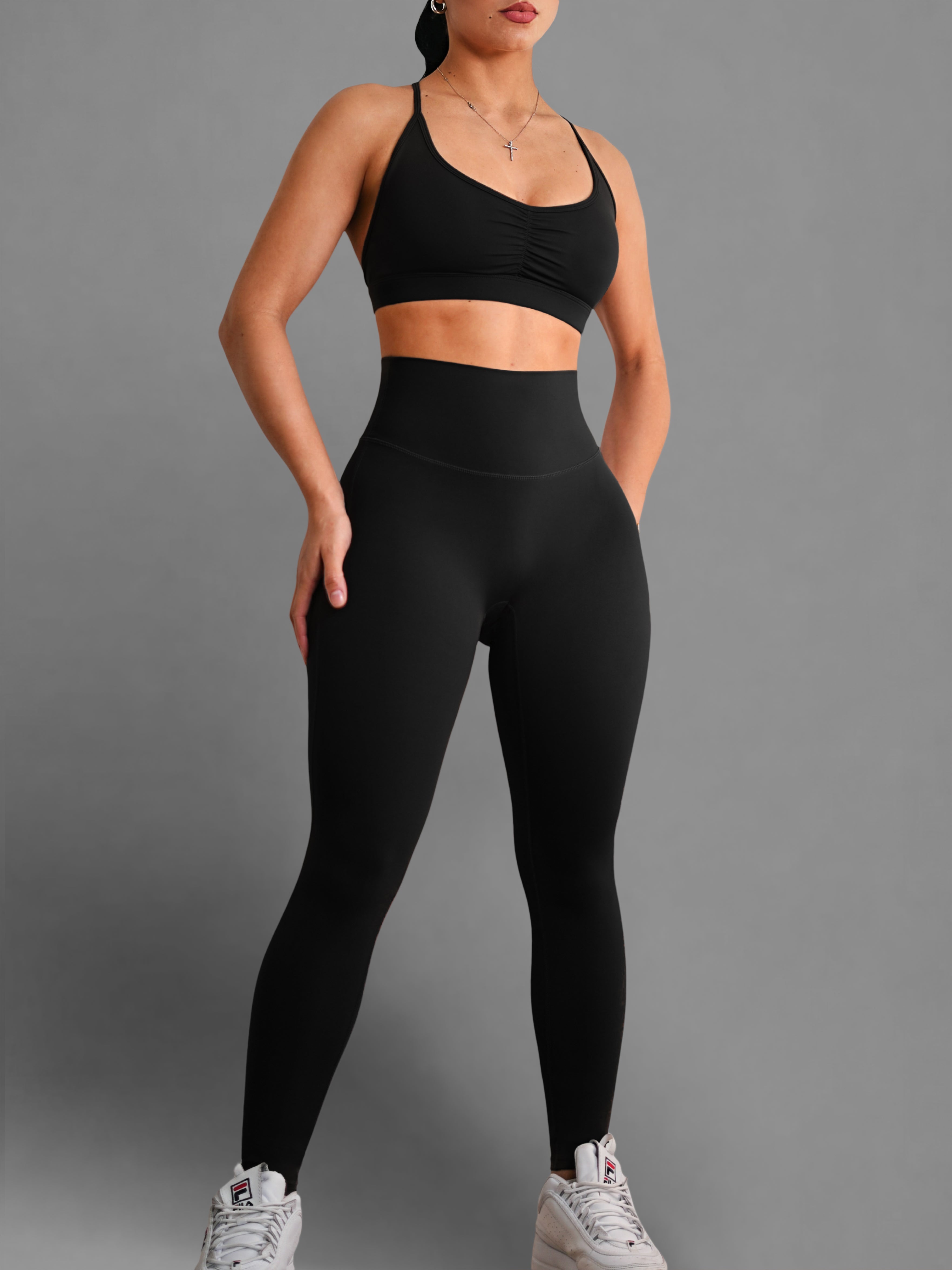 Reformer High Waisted Leggings (Black)