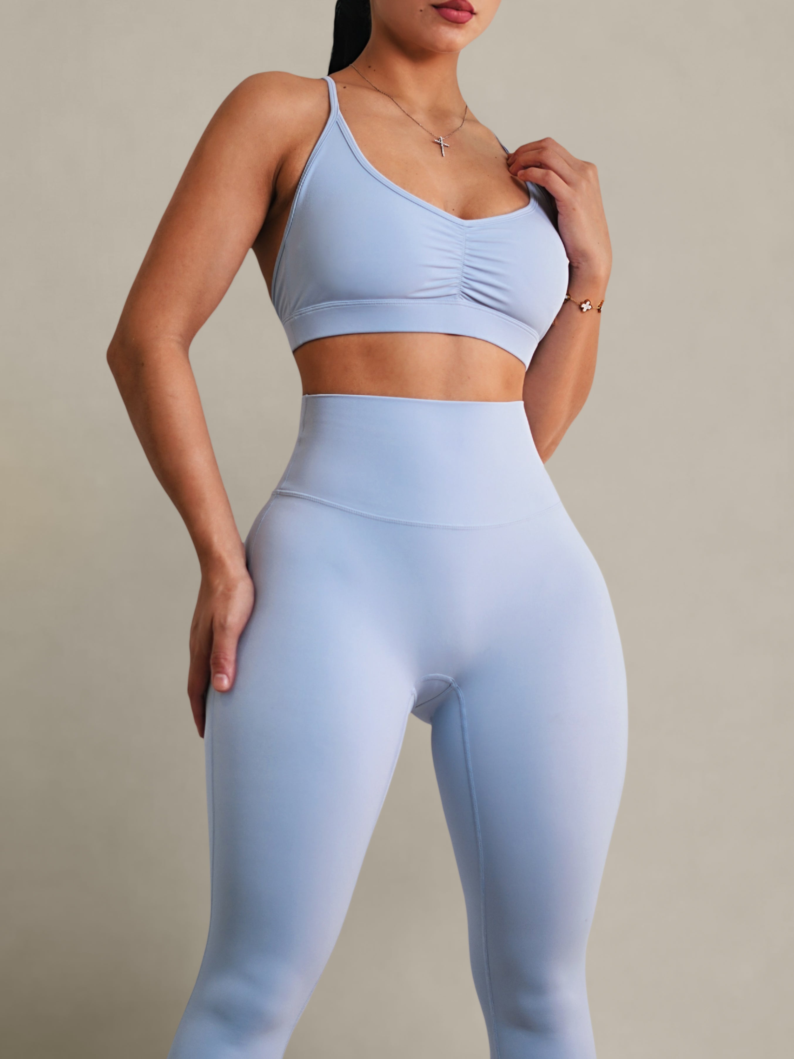 Reformer Sports Bra (Cinderella Blue)