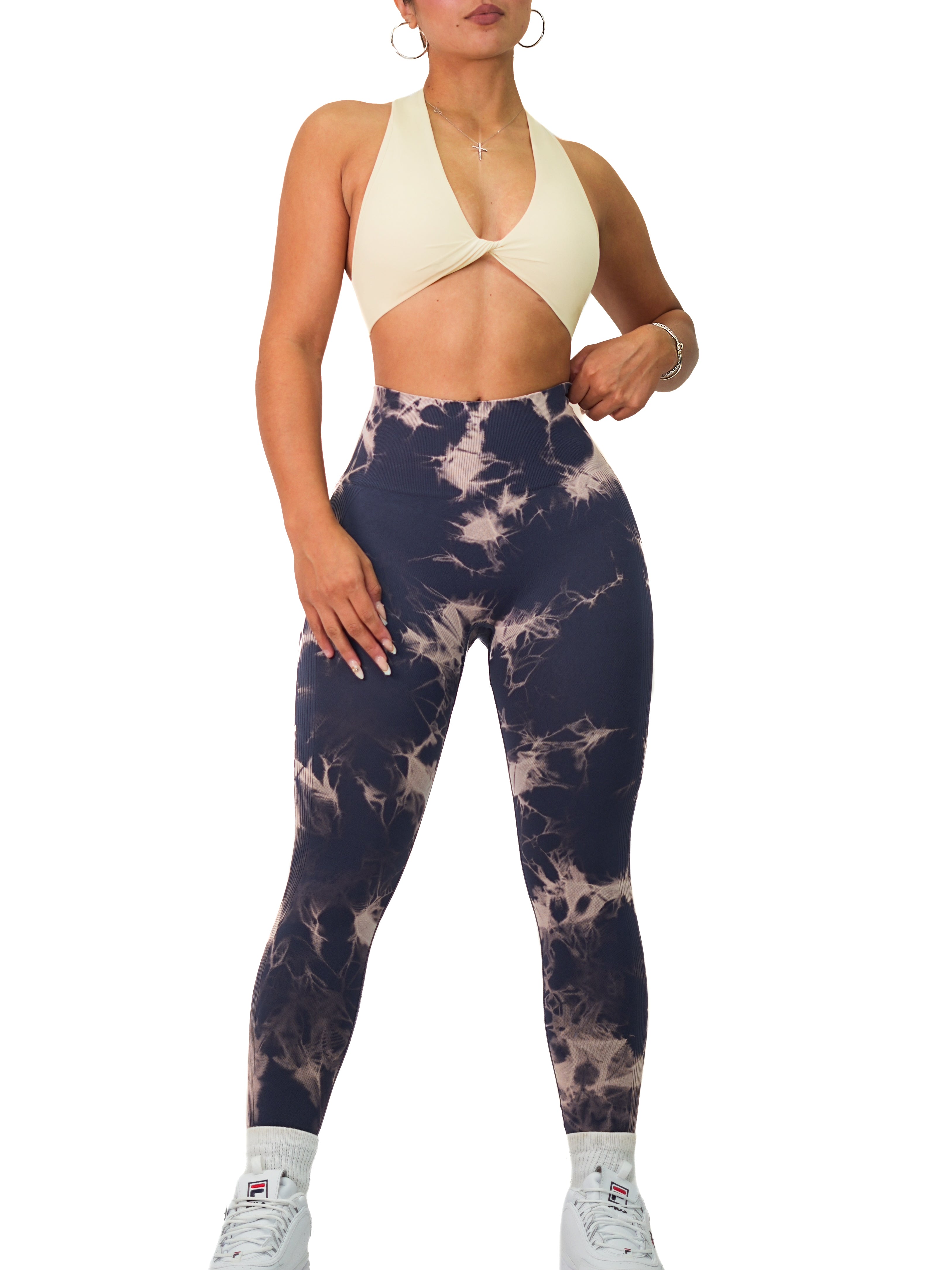 Spark Scrunch Leggings (Midnight Spark)