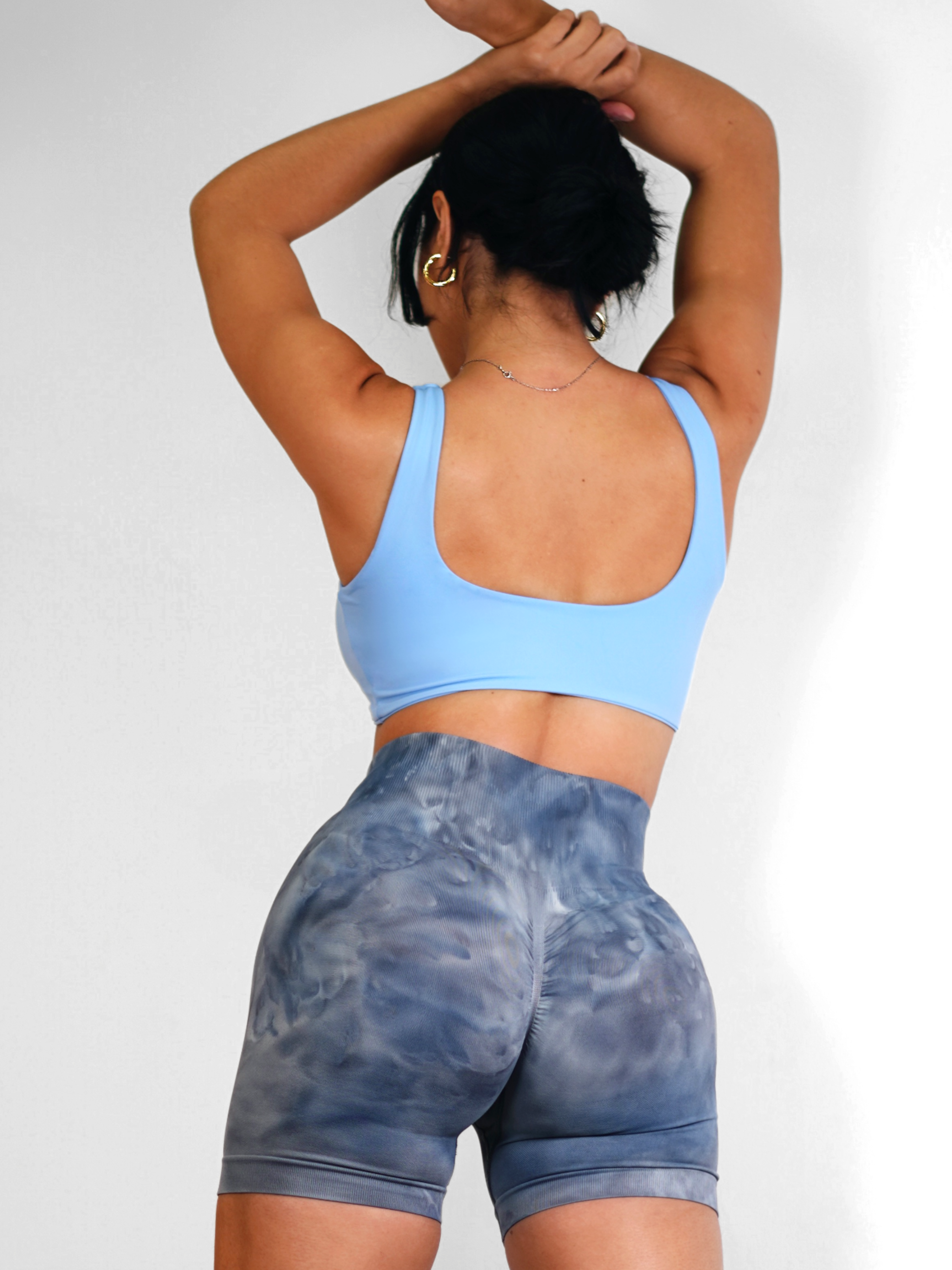 Boho Sports Bra (Sky Blue)