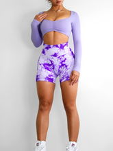Load image into Gallery viewer, Spark Booty Shorts (Purple Lilac)