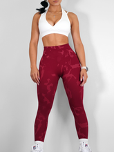 Load image into Gallery viewer, Savage Scrunch Leggings (Persian Red)