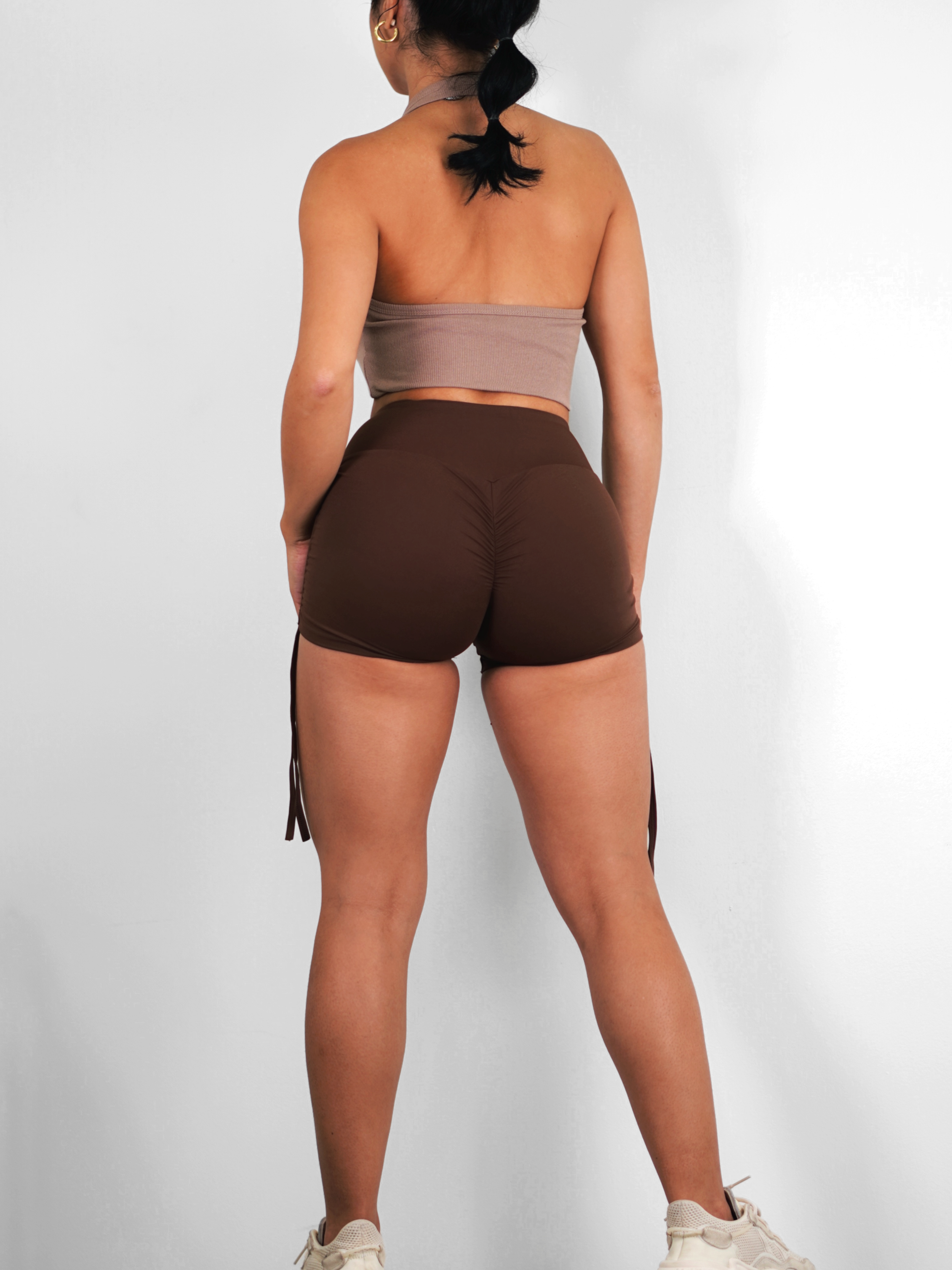 Carribean Booty Shorts (Cocoa Brown) – Fitness Fashioness