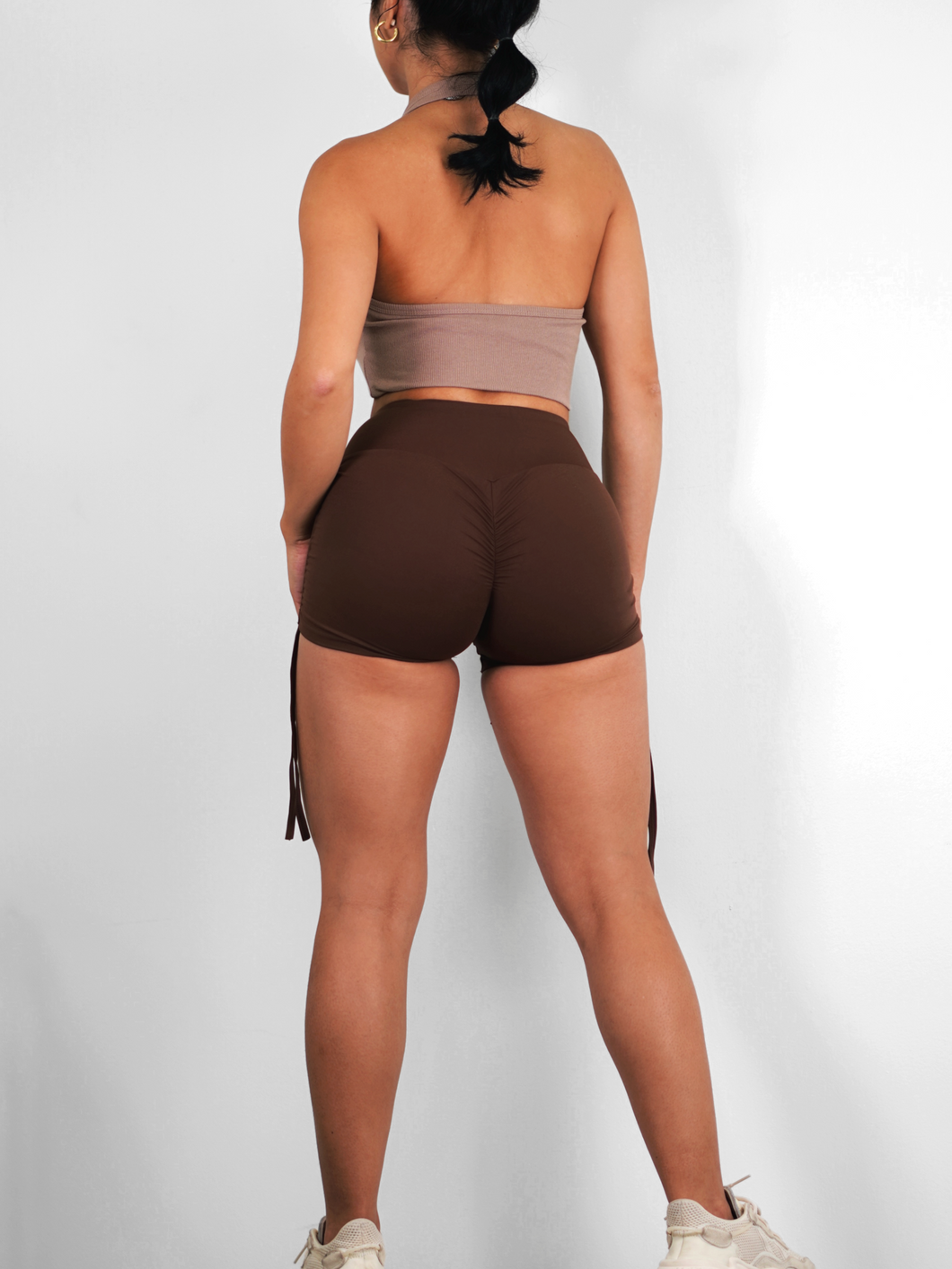 Carribean Booty Shorts (Cocoa Brown)