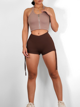 Load image into Gallery viewer, Carribean Booty Shorts (Cocoa Brown)