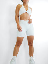 Load image into Gallery viewer, V Back Scrunch Shorts (White)