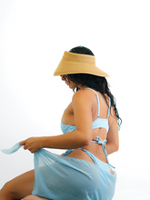 Load image into Gallery viewer, Butterfly Swim Cover Up Skirt (Sky Blue)