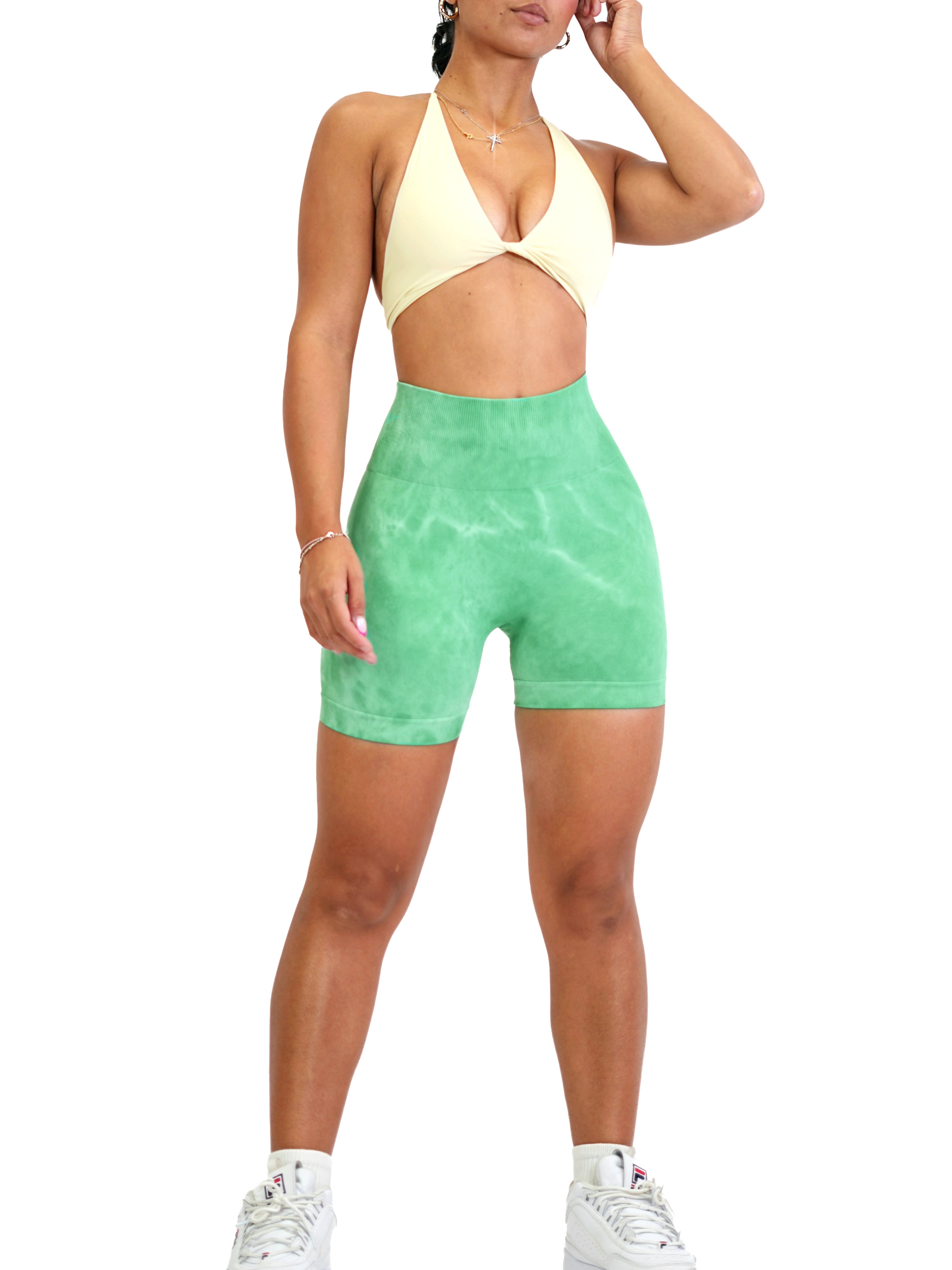 Work of Art Shorts (Pearl Green)