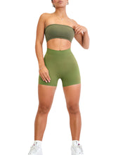 Load image into Gallery viewer, Low Back Scrunch Shorts (Sweet Olive)