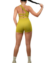 Load image into Gallery viewer, Ribbed Booty V Shorts (Autumn Green)