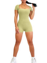 Load image into Gallery viewer, American Doll Short Romper (Sage)