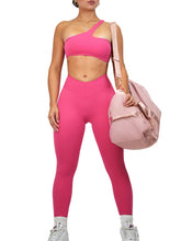 Load image into Gallery viewer, Athletic V Leggings (Hot Pink)