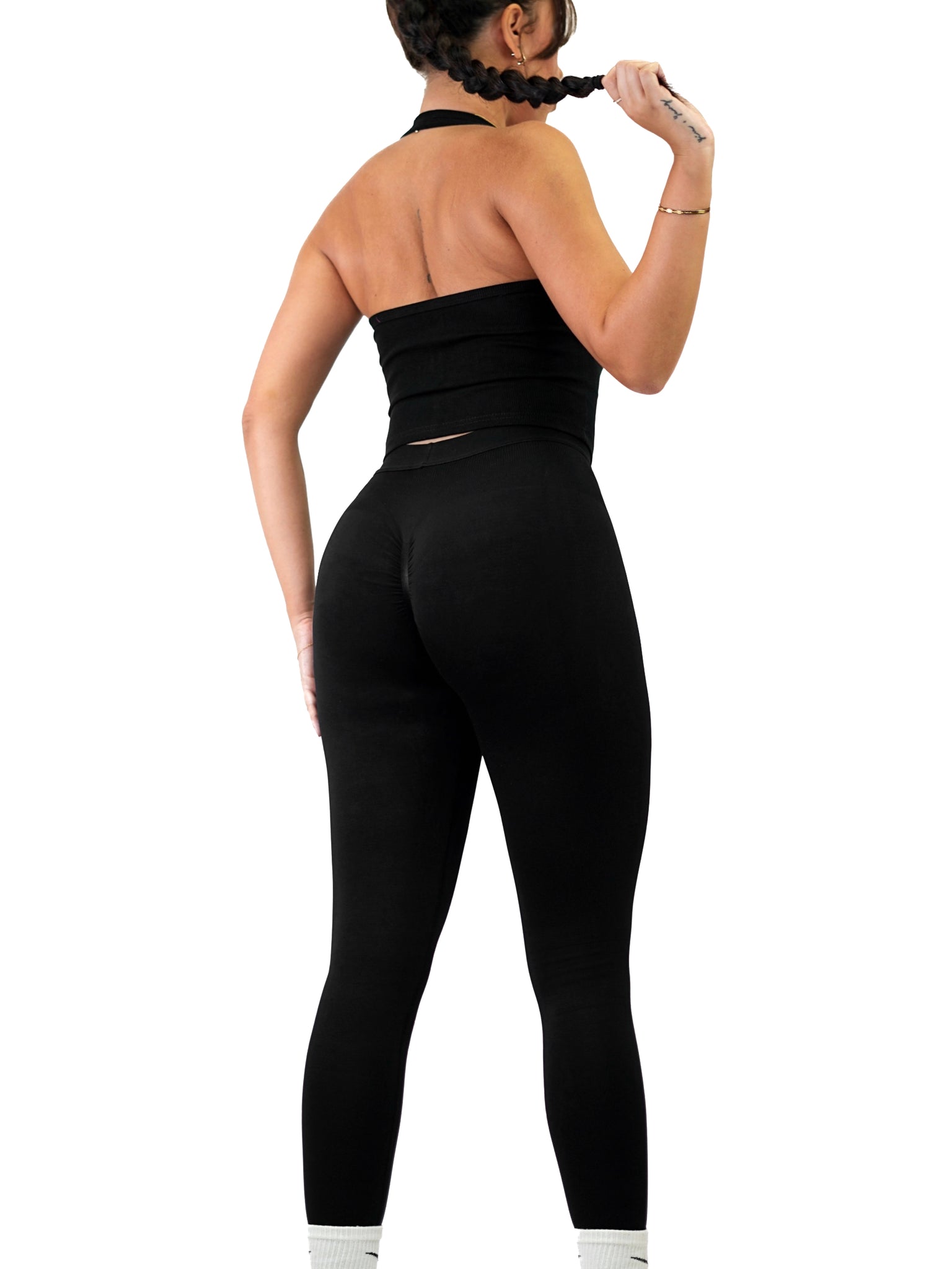 Dream Body Scrunch Leggings (Black) – Fitness Fashioness