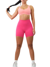 Load image into Gallery viewer, V Back Scrunch Shorts (Hot Pink)