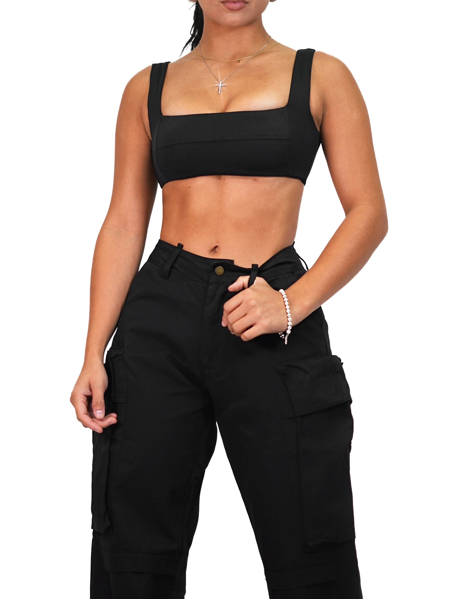 Country Girl Sports Bra (Black)