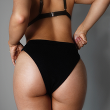 Load image into Gallery viewer, High Rise Bikini 2-pc Set (Black)