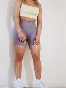 Seamless Pump Shorts (Lilac Taupe)
