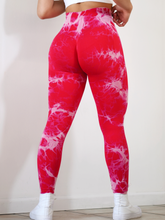 Load image into Gallery viewer, Spark Scrunch Leggings (Red)