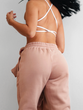 Load image into Gallery viewer, Boyfriend Joggers (Sweet Pink)