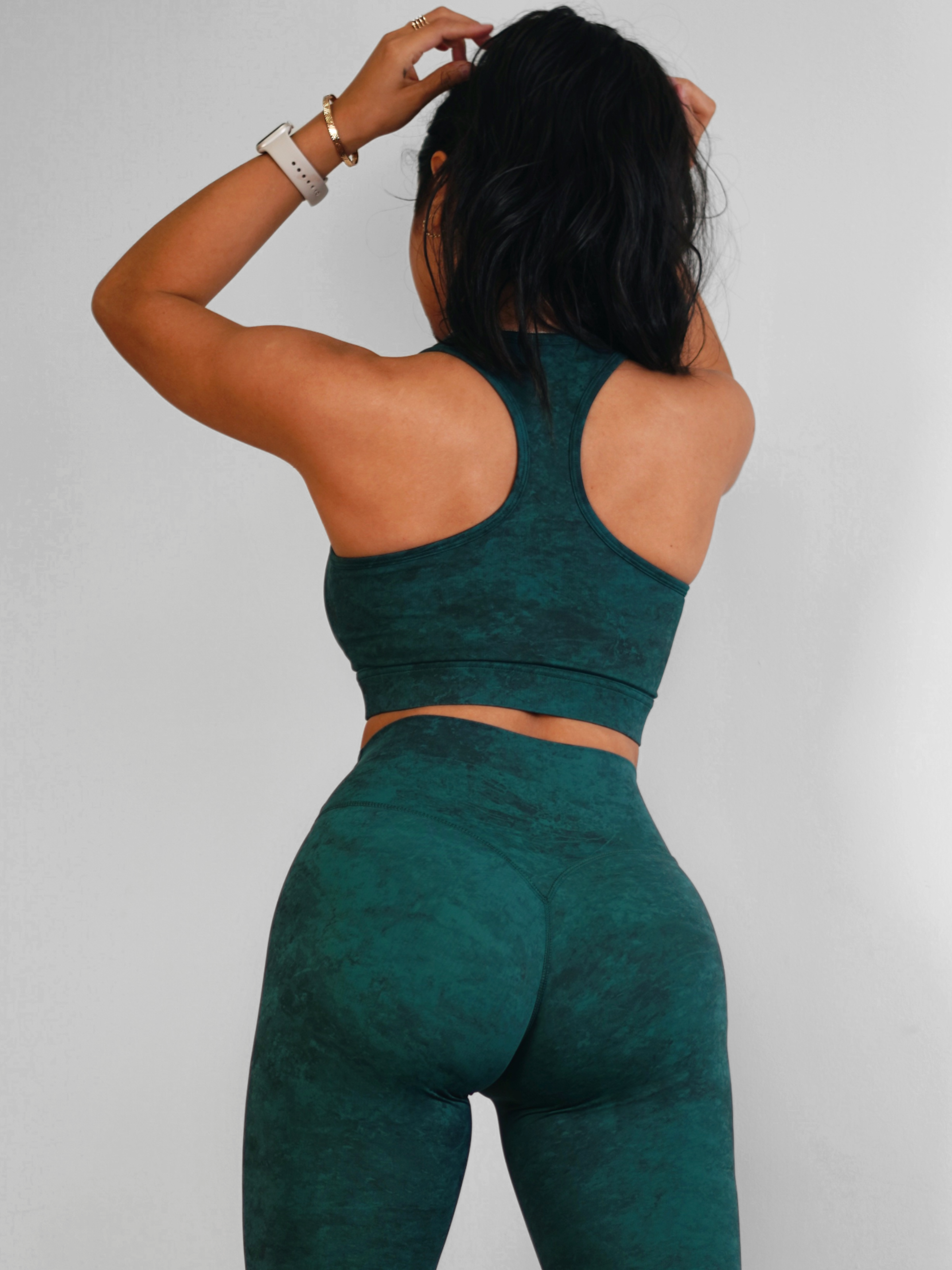 Fitted HIIT Sports Bra V2 (Hunter Teal)
