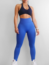 Load image into Gallery viewer, Athletic Seamless Leggings (Calm Blue)