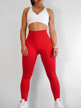 Load image into Gallery viewer, Athletic Seamless Leggings (Red)