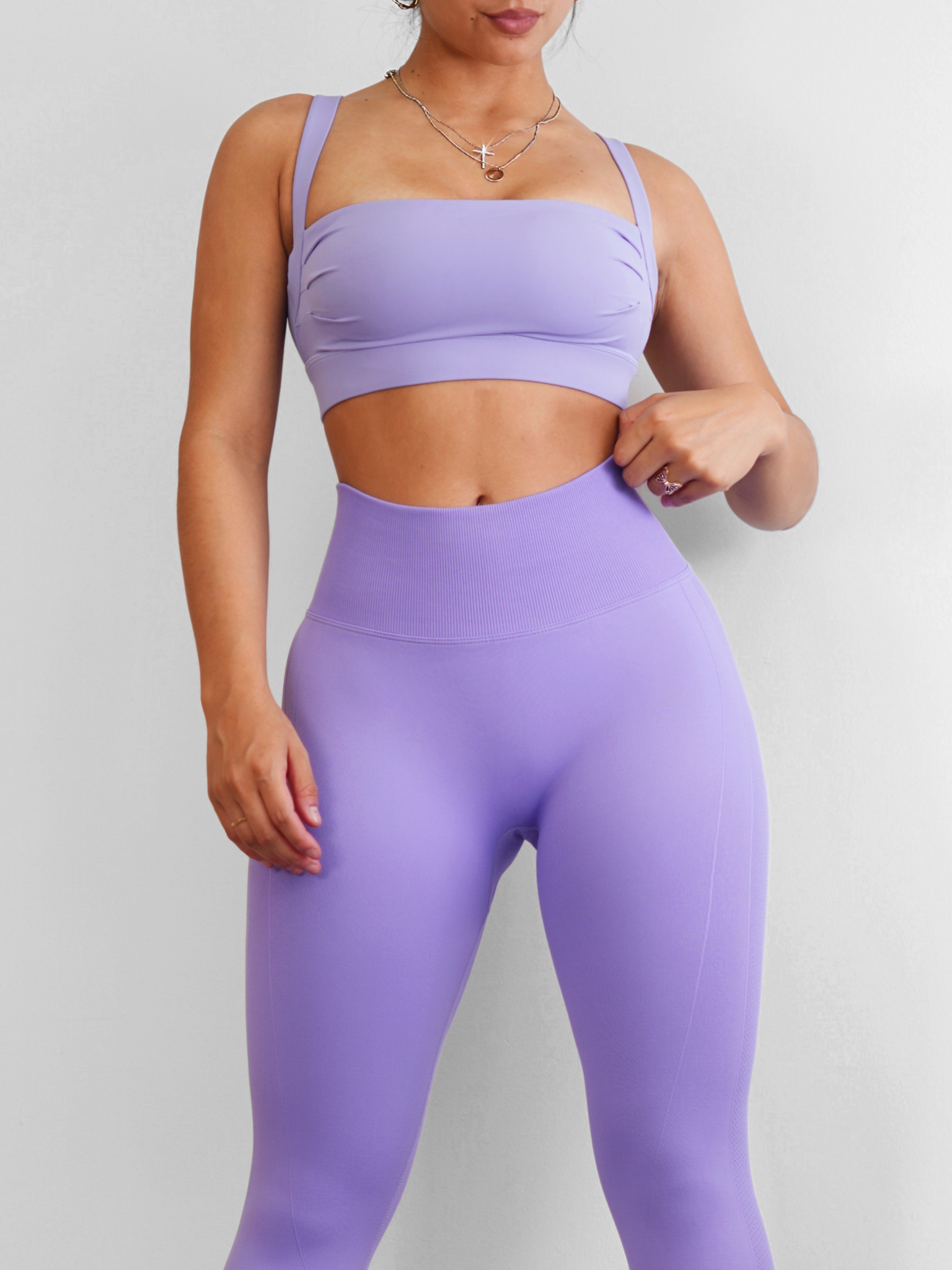 Track Star Sports Bra (Lilac) – Fitness Fashioness