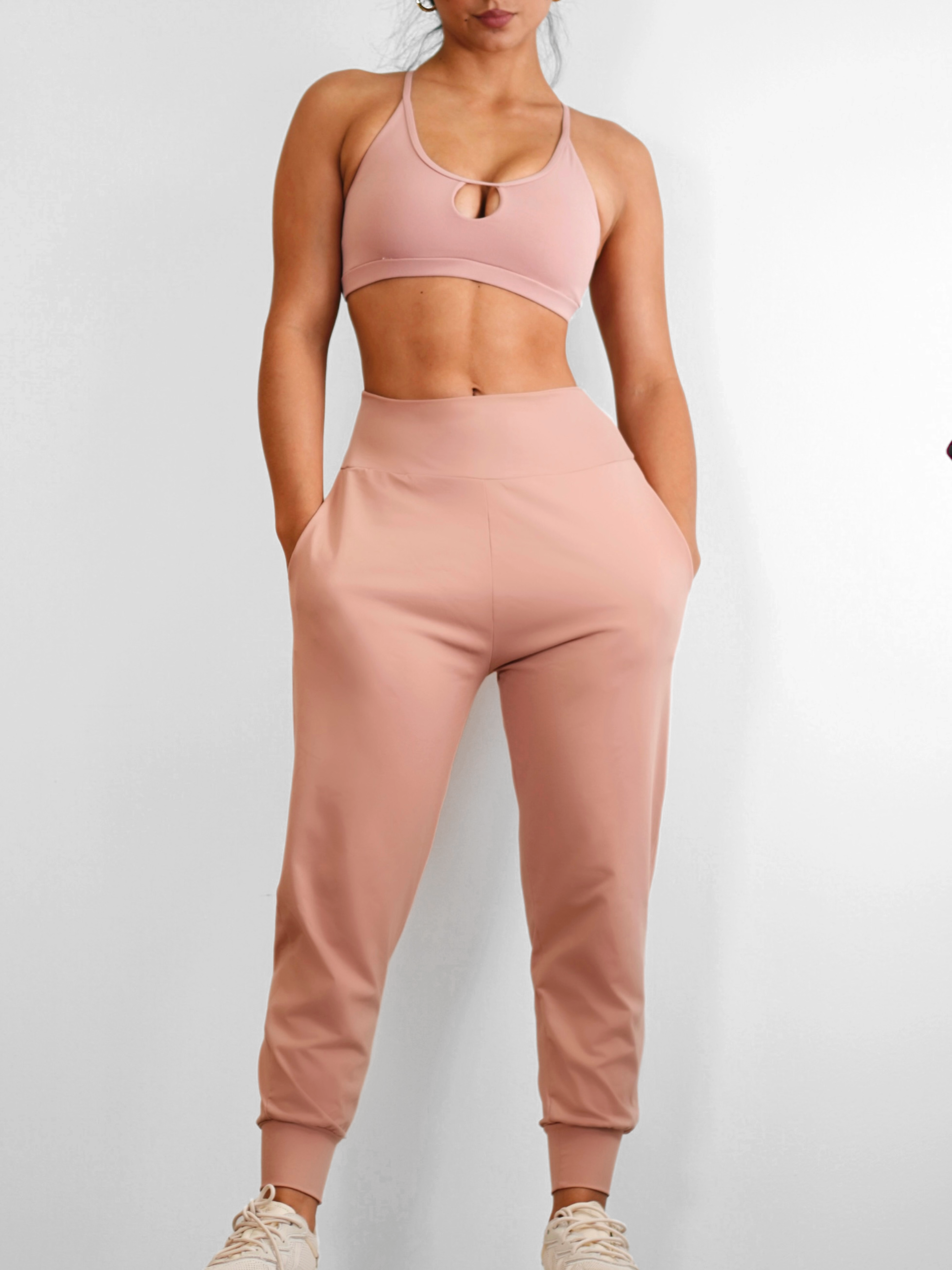 Hot Girl Running Pants (Pastel Pink)