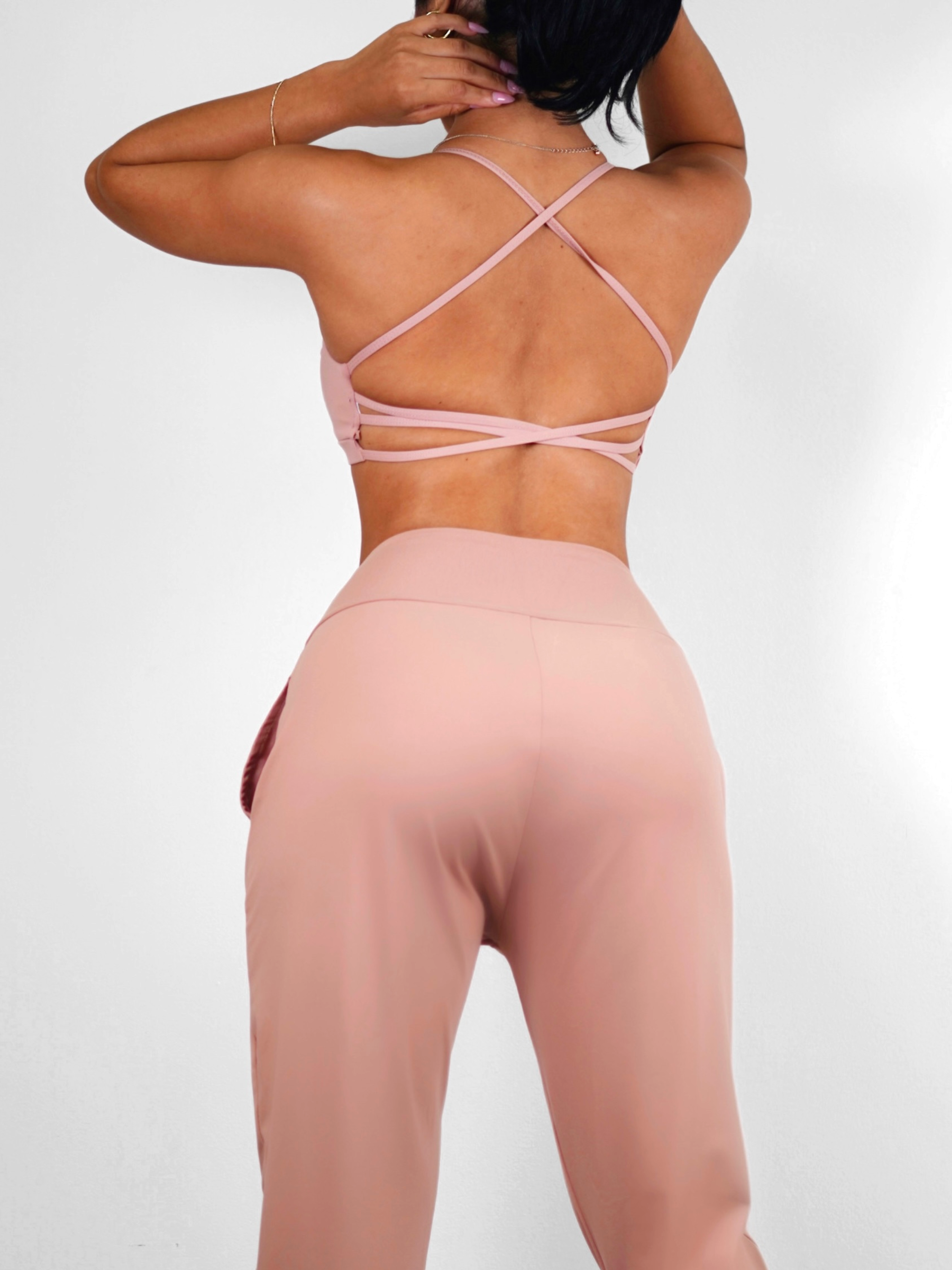 Sexy Back Sports Bra 2.0 (Pastel Pink)