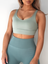 Load image into Gallery viewer, Adjustable Sports Bra (Minty Green)