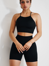 Load image into Gallery viewer, Everyday Crop Sports Top (Black)