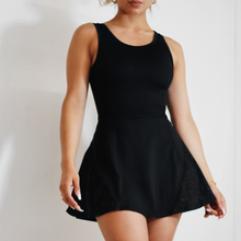 Load image into Gallery viewer, Tennis Sports Dress (Black)