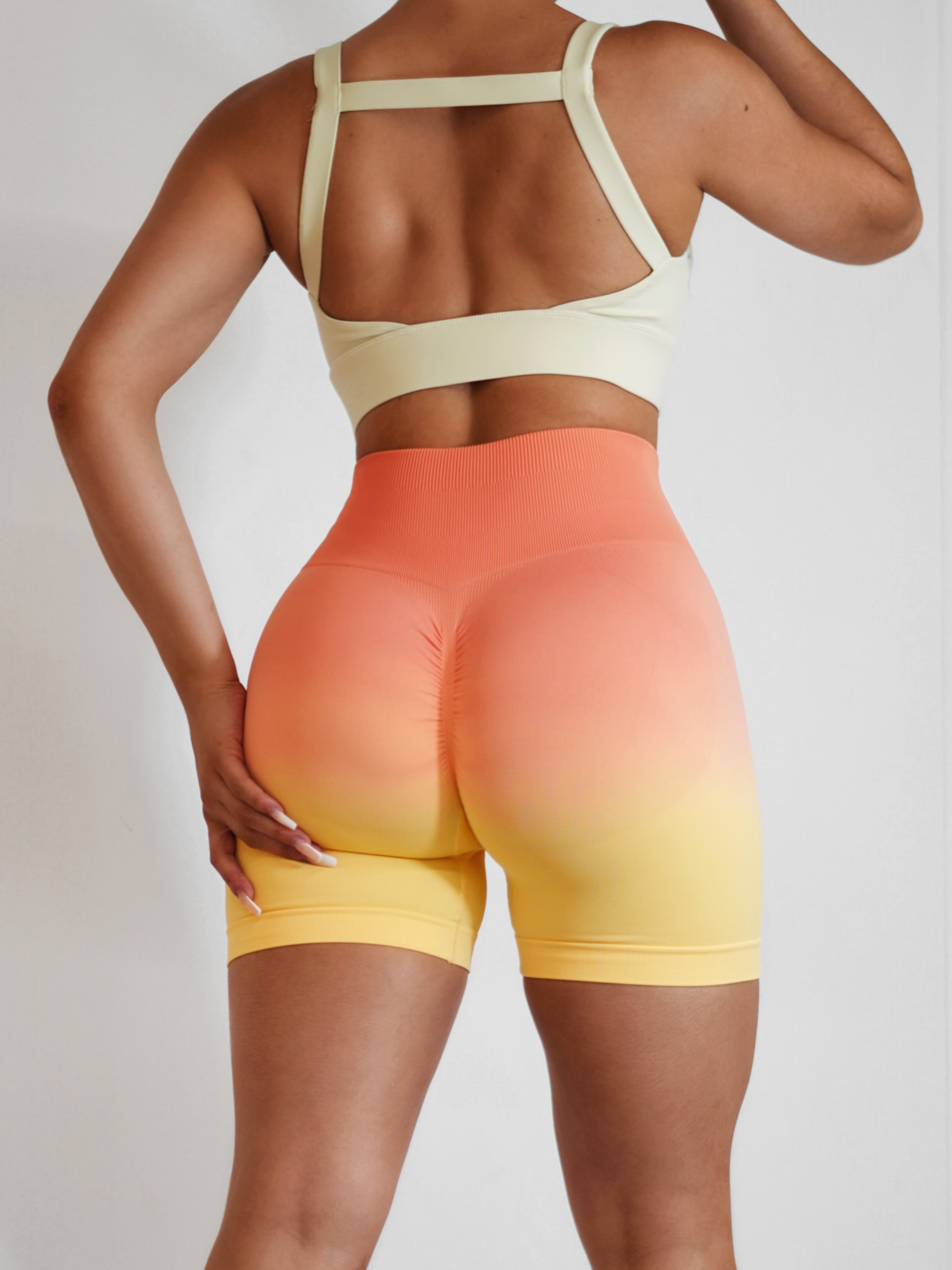 Ombre Short Shorts (Sunrise)