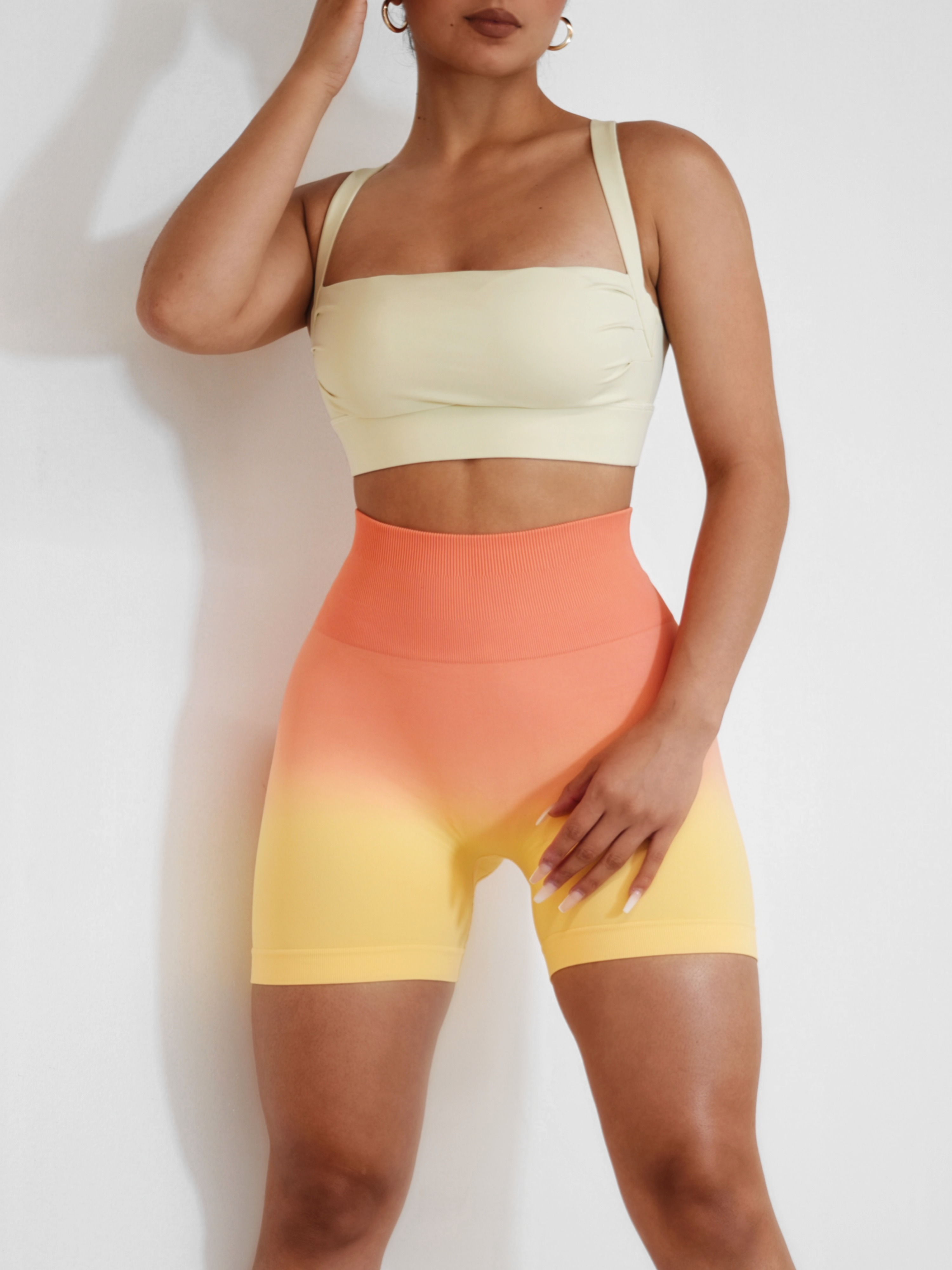 Ombre Short Shorts (Sunrise)