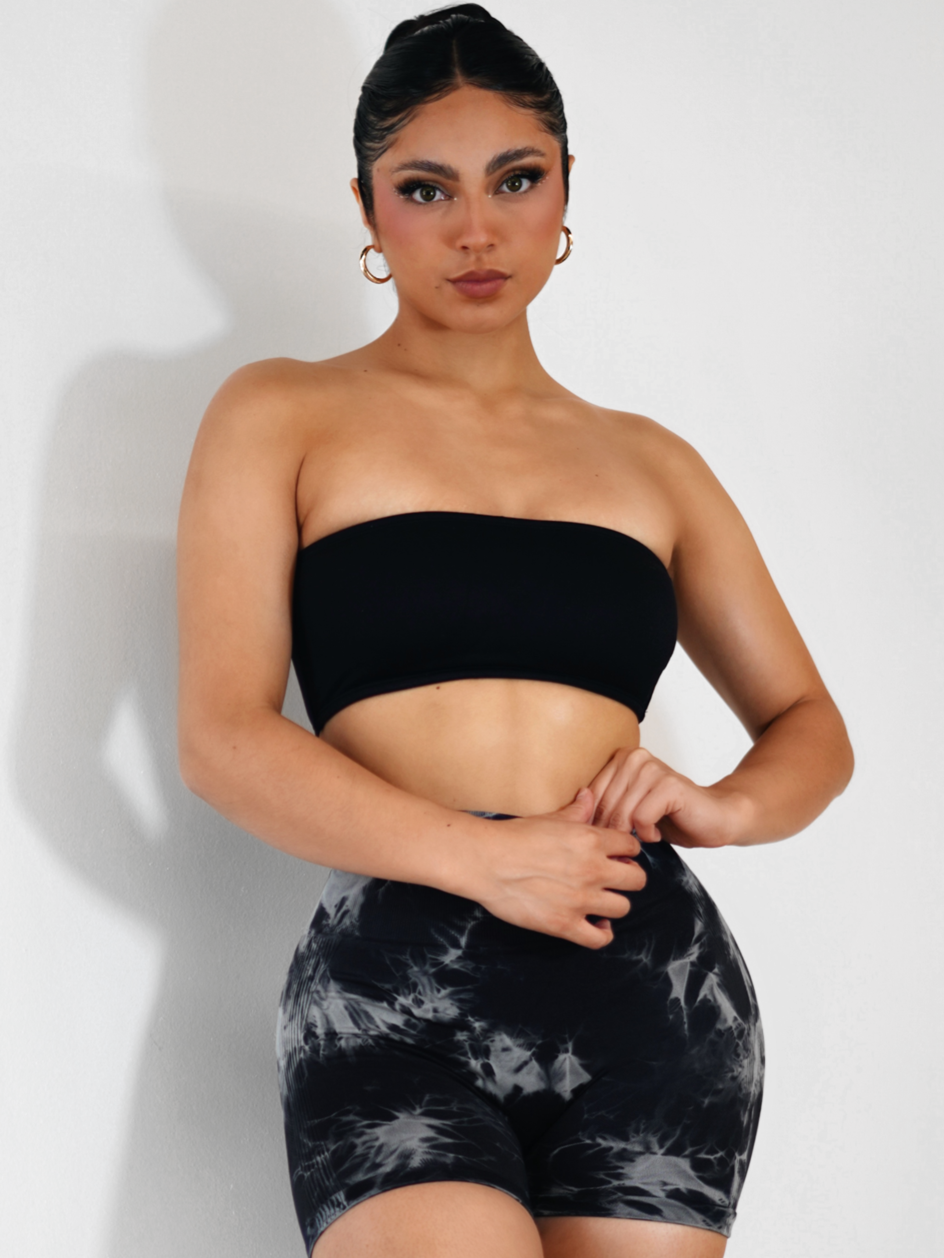 Tube Top Sports Bra (Black)