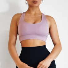 Load image into Gallery viewer, Blossom Sports Bra (Pink Taupe)
