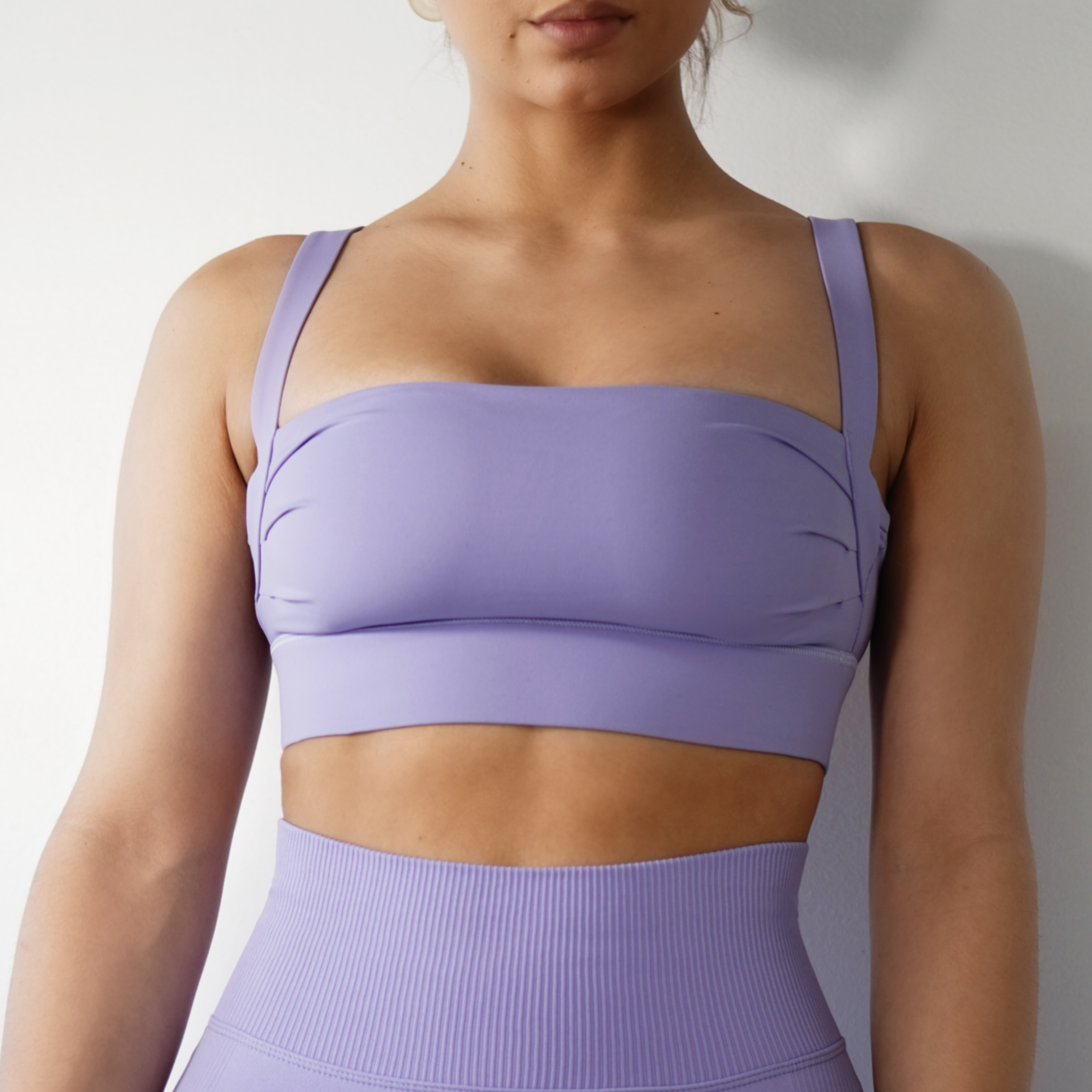 Track Star Sports Bra (Lilac)