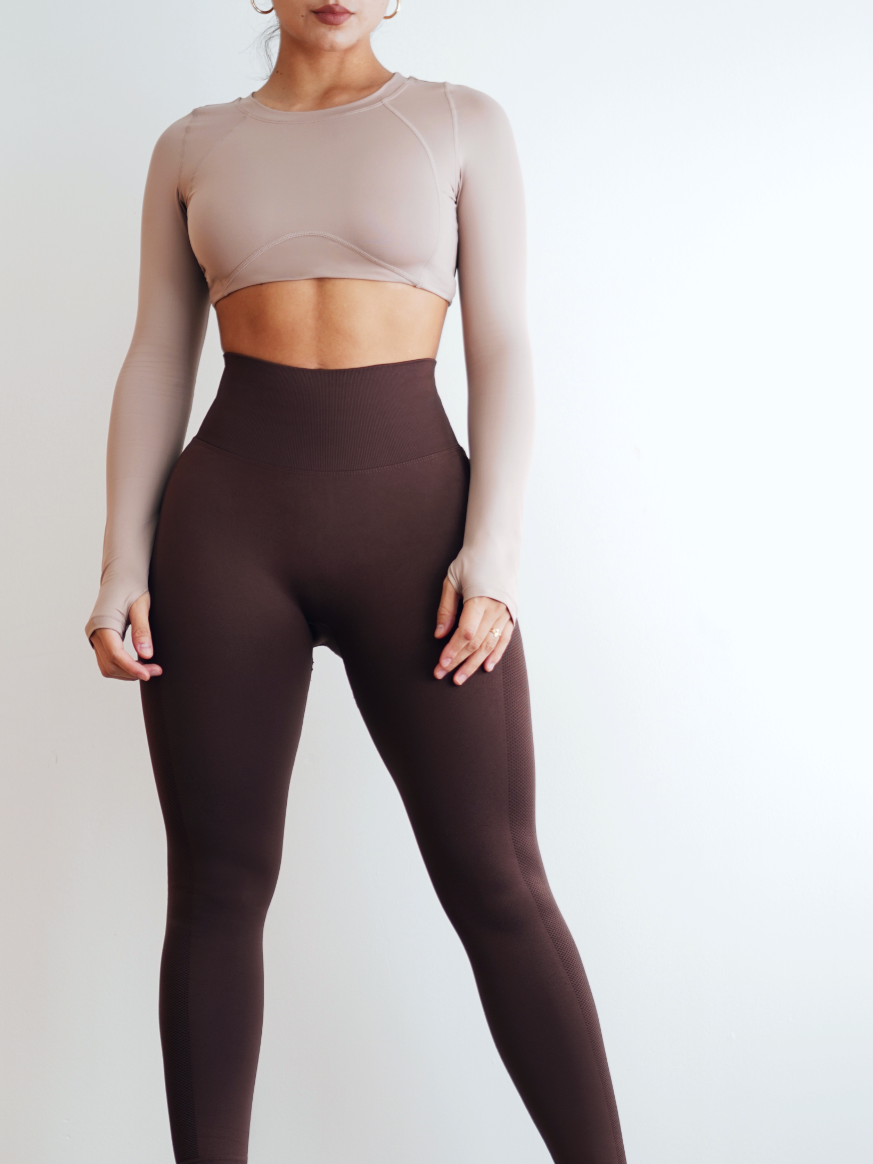 Figure Scrunch Leggings 2.0 (Cocoa Brown)